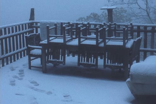 The first day of Snow