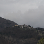 clouds across Barga looking north to Sommocolonia
