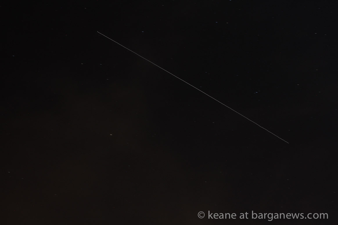 International Space Station passes over Barga