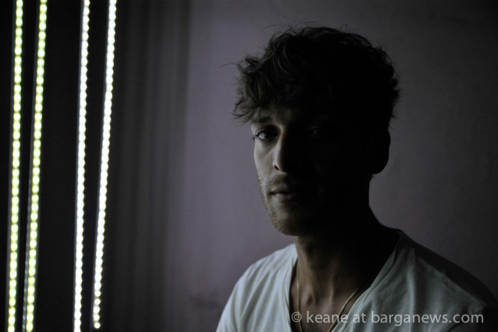 Paolo Nutini in the Green Room at Villa Libano