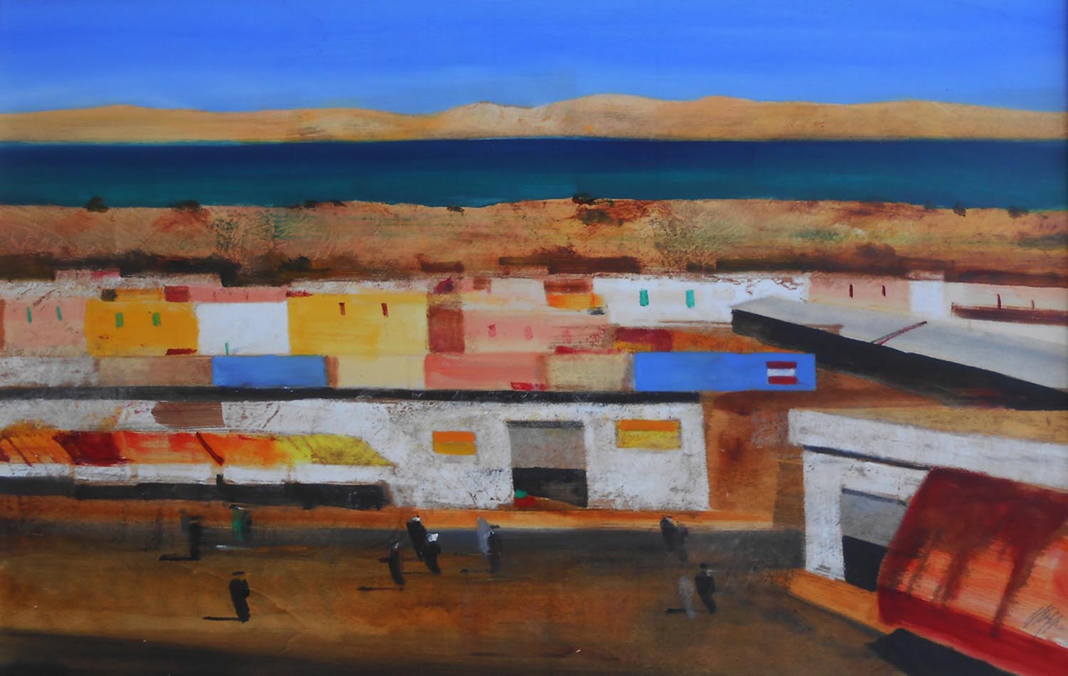 A Barga il pittore che dipinge  L’Africa – Magazzini