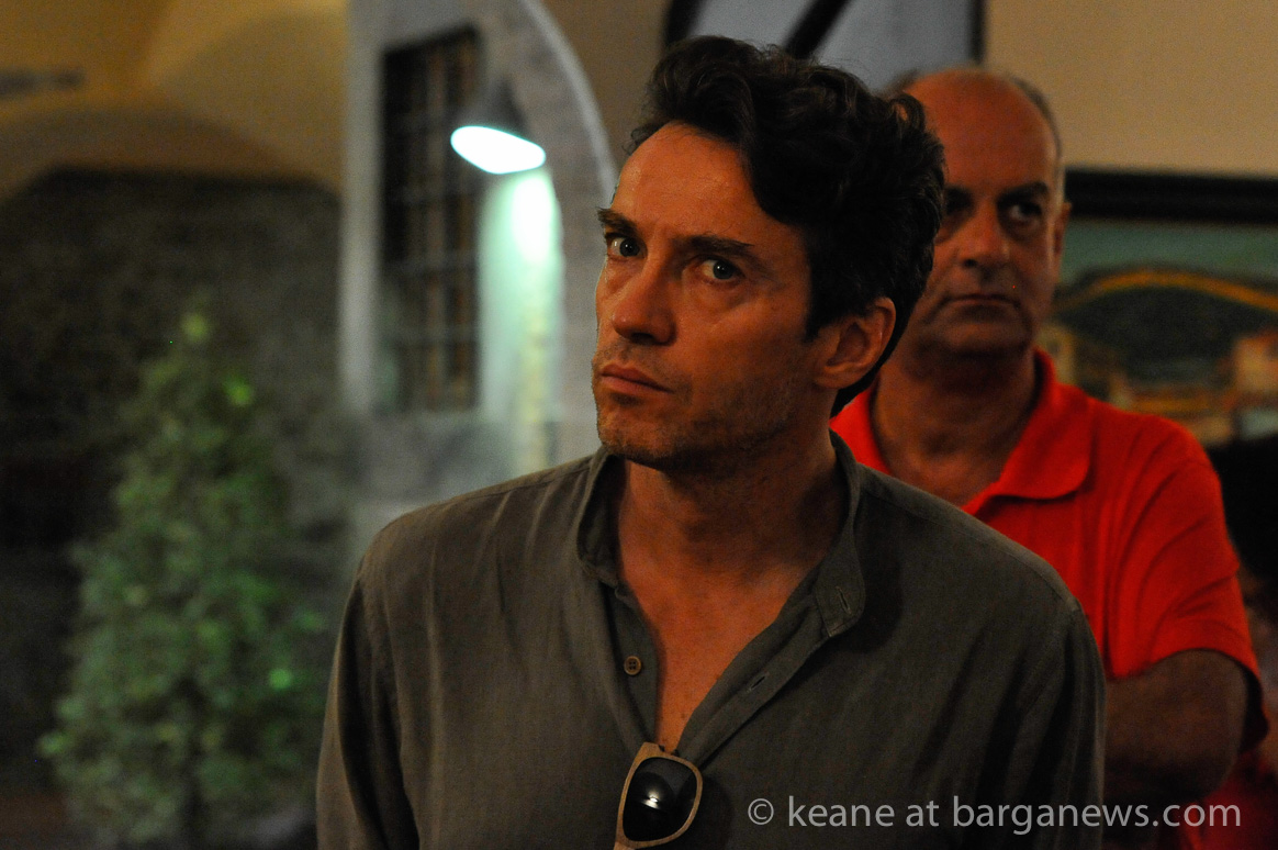 Alessio Boni vists the Bellany exhibition