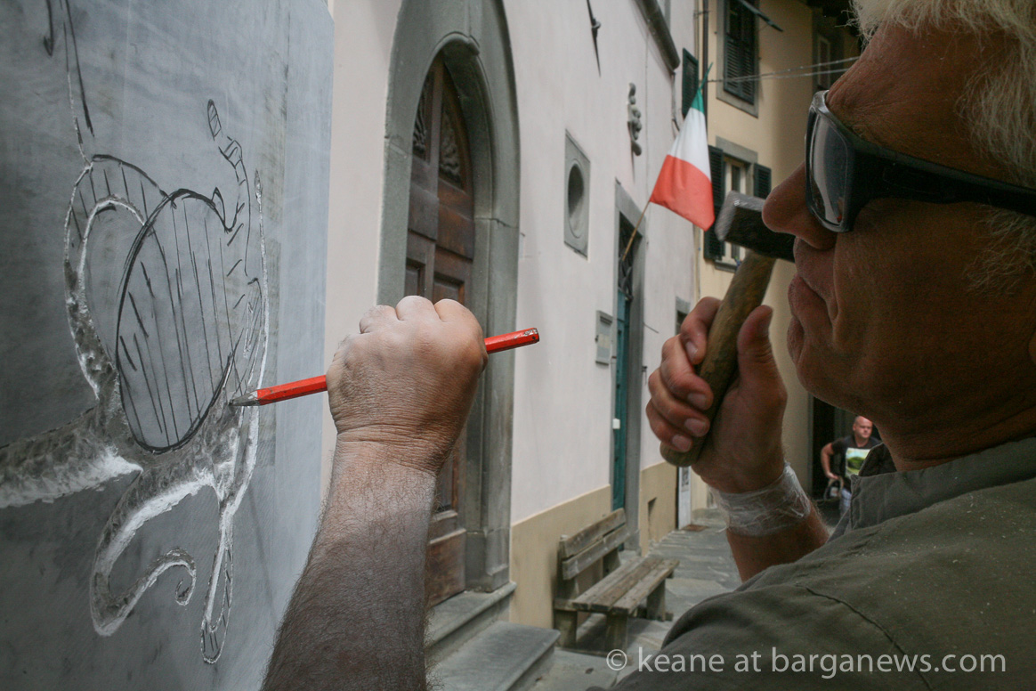 The Casa dei Pesci starts to take form