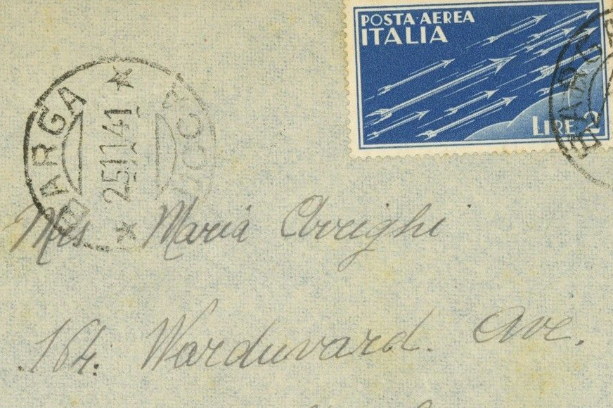 Letter from Barga in 1941 on ebay