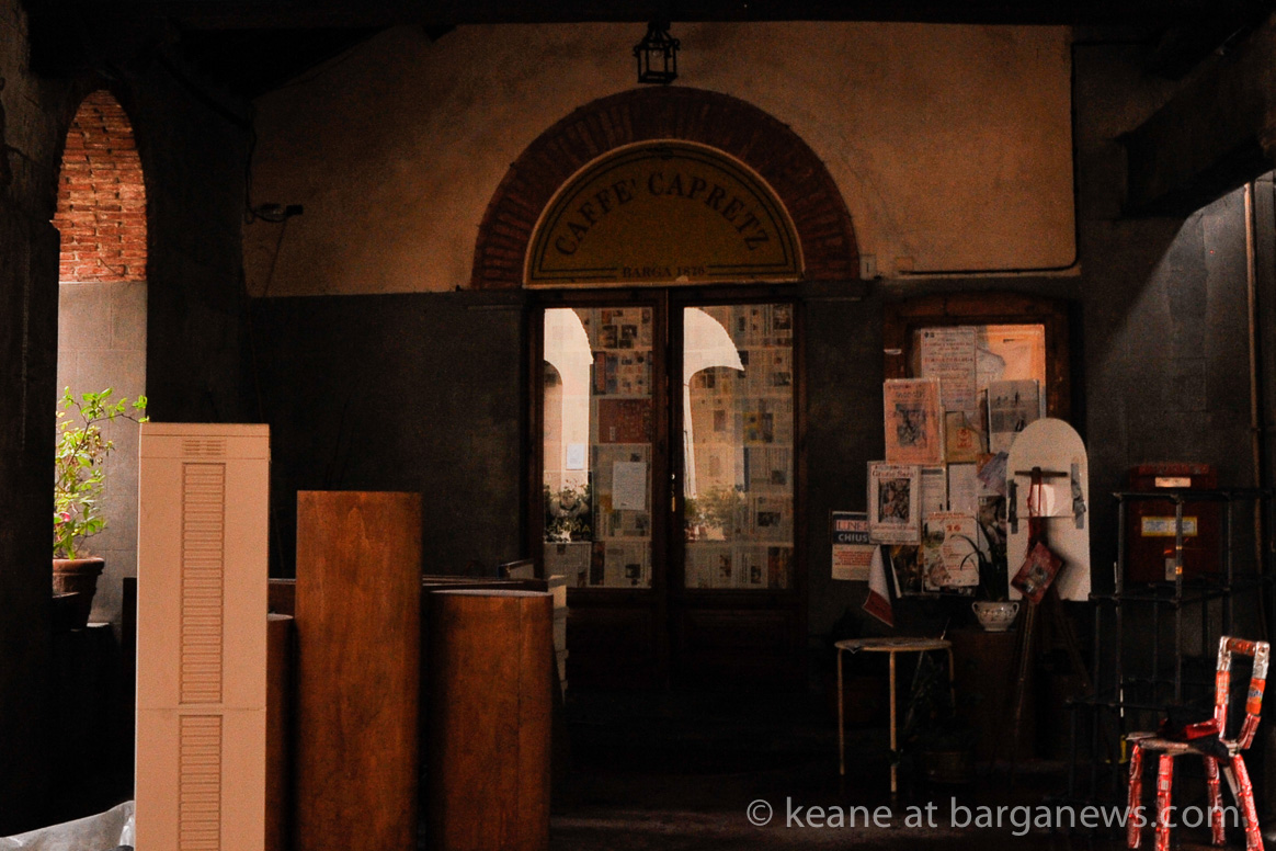 Monday and difficult to eat in Barga Vecchia