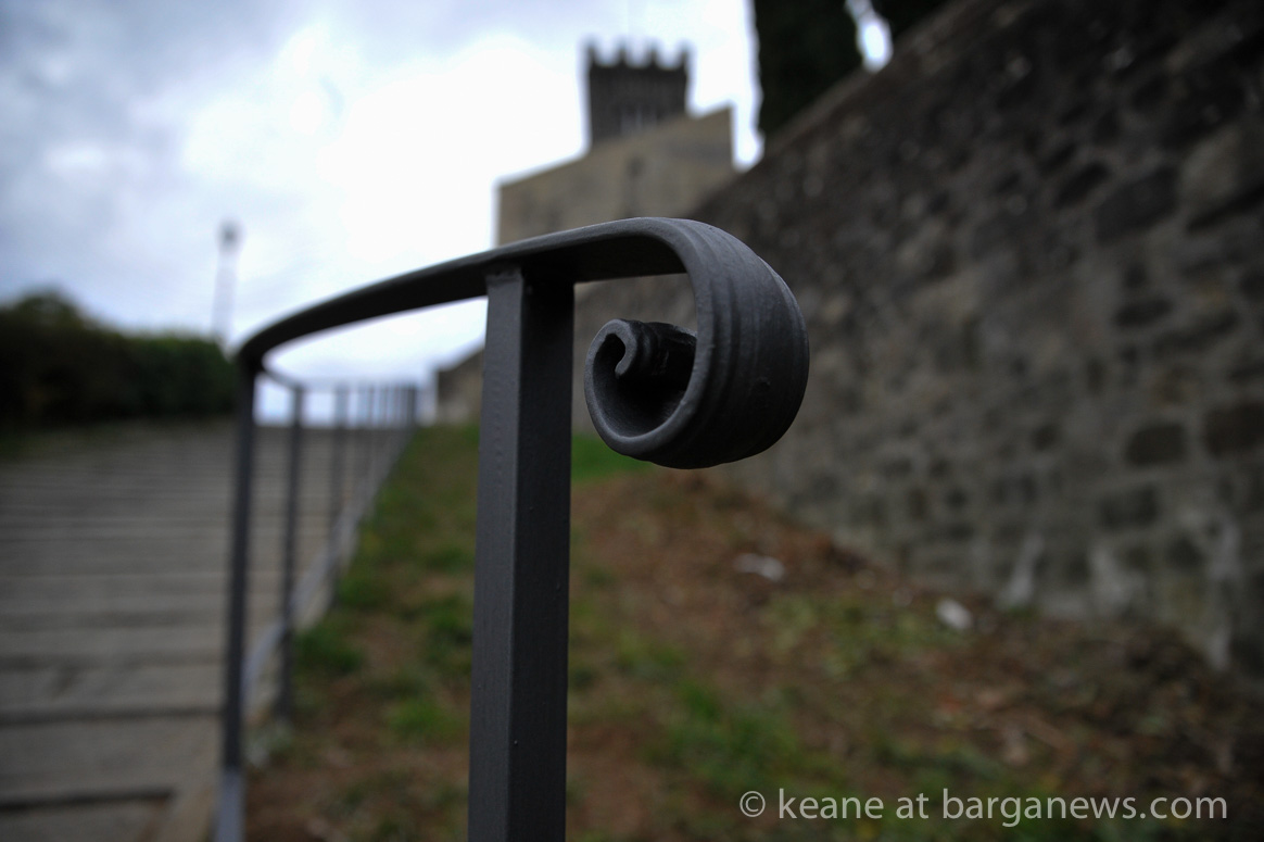 The Barga Duomo railings