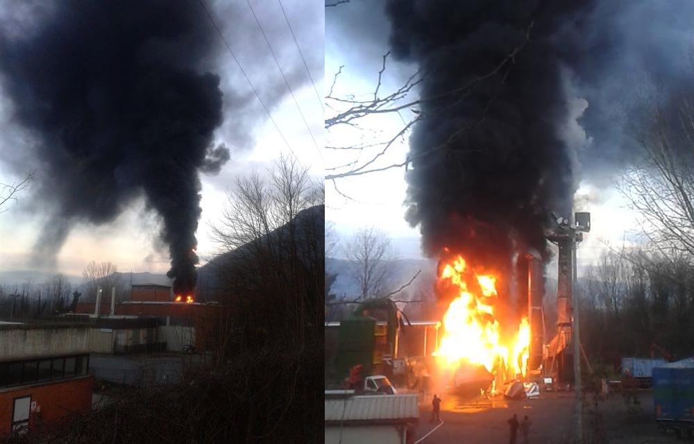 Fire at the Bricchettaggio in Gallicano