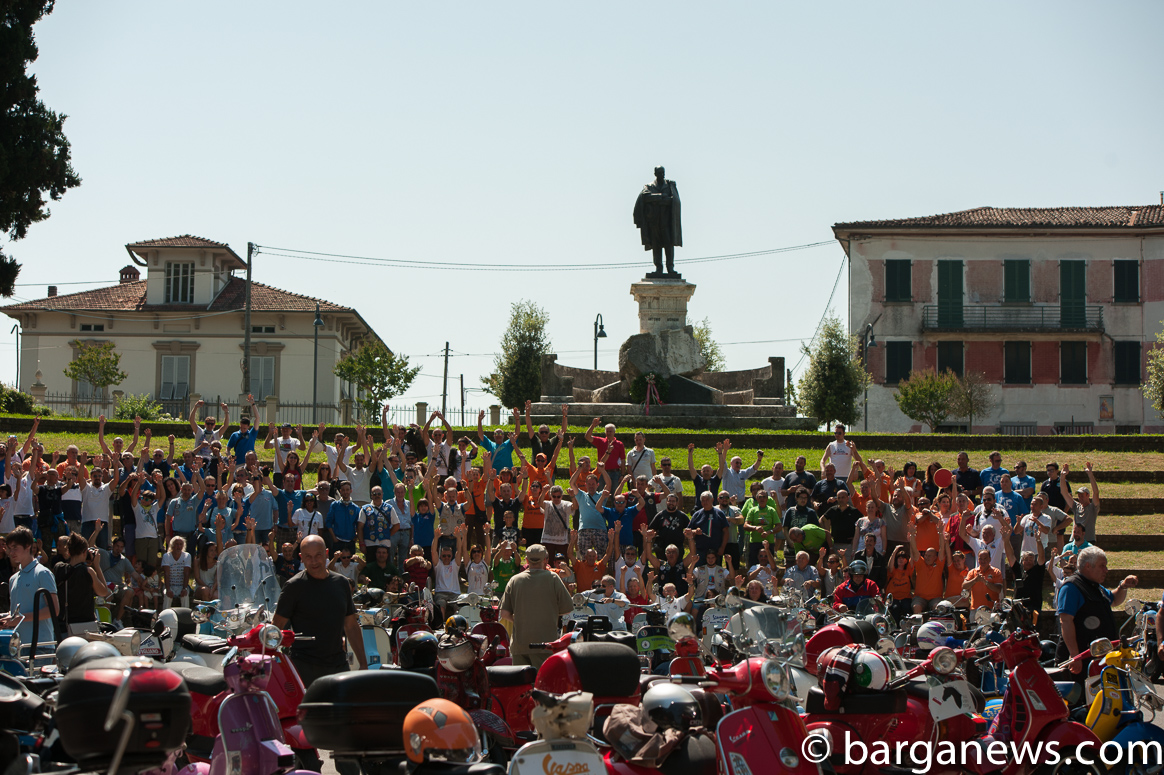 8th national Vespa Rally in Barga
