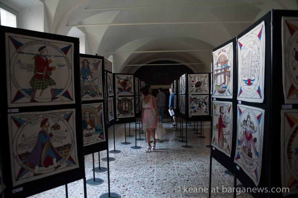 An unqualified masterpiece: the entire Scottish Diaspora Tapestry on display in Barga
