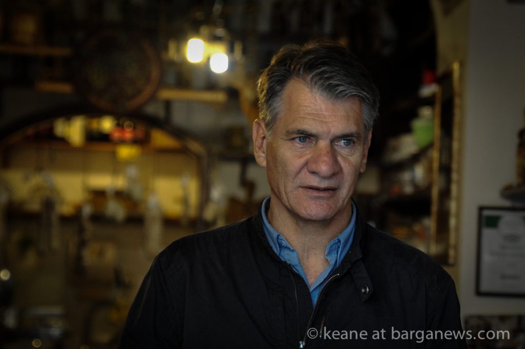 Flying visit to Barga by astronaut Paolo Nespoli