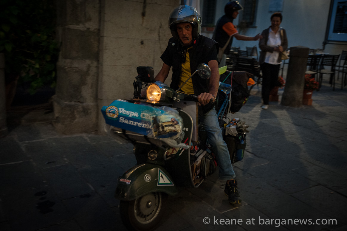 Alberto Colle Conte: almost 5000 kms in Vespa