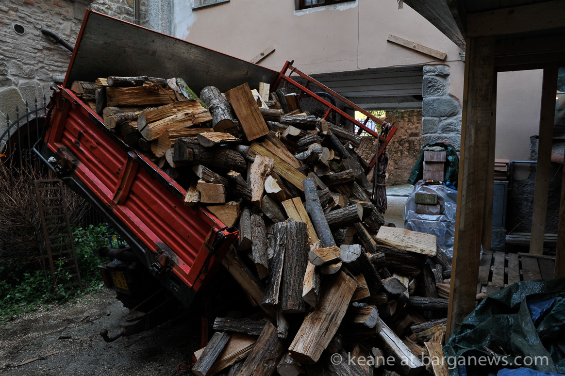 The Autumn is here – time to stack the wood