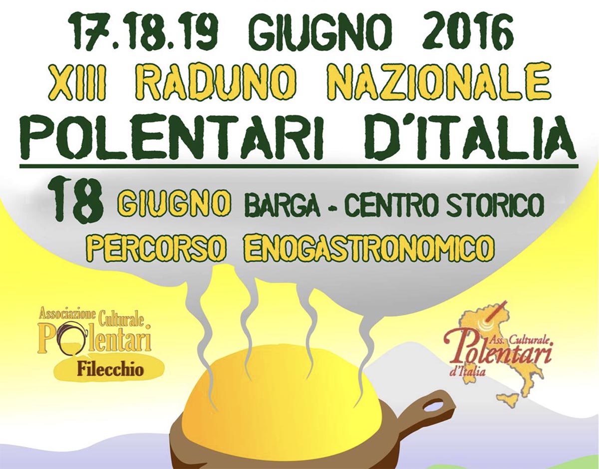 A Barga il XIII Raduno nazionale dei Polentari