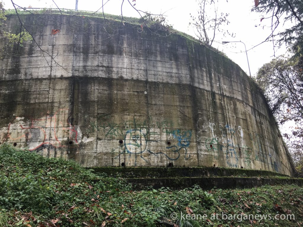 The Invisible Wall in Barga