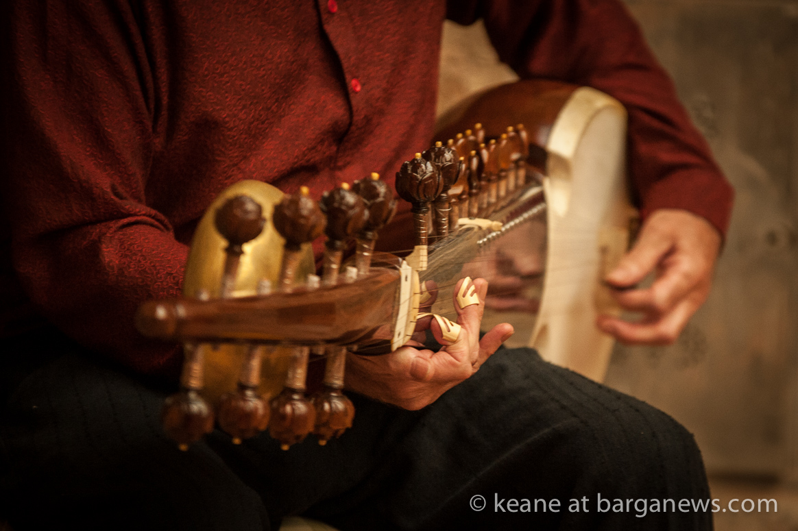 Charlie Southgate and his Sarod in Barga Vecchia