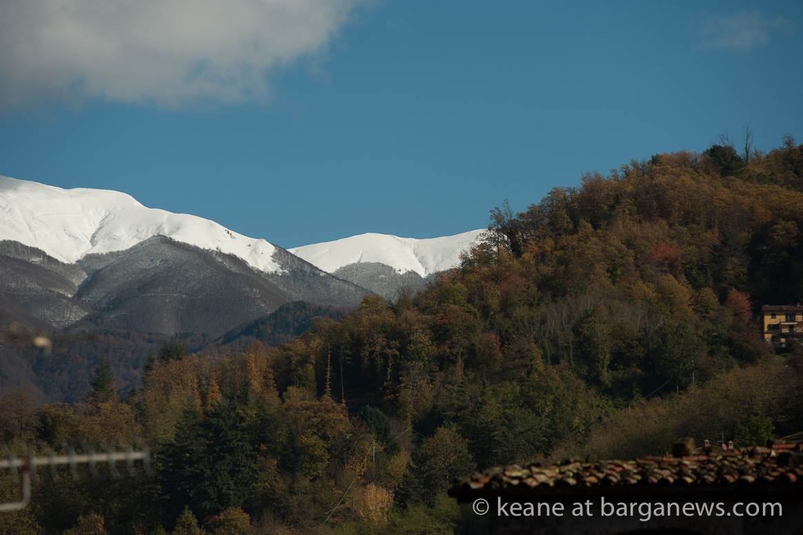 First snow fall of the winter season