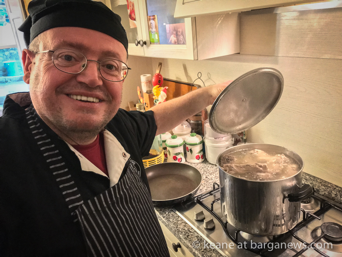 Winter food – Polenta di Neccio and Ossi di Maiale