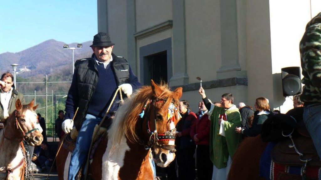 Blessing the animals in Barga