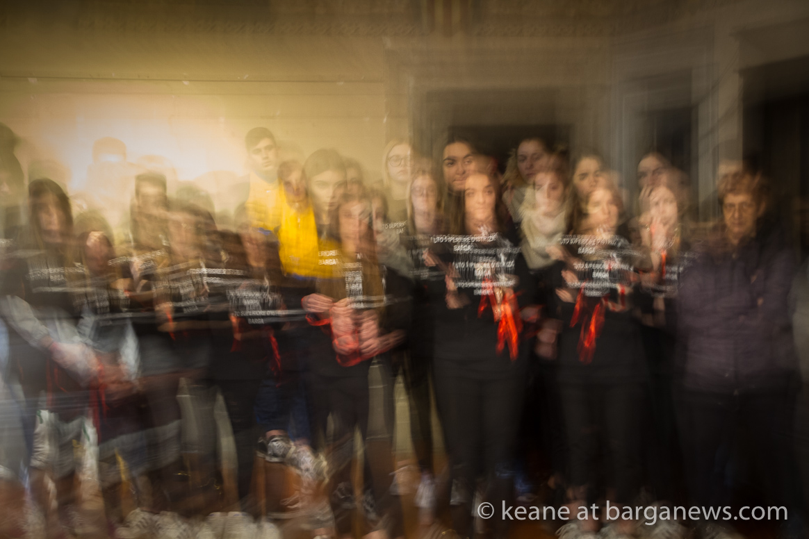 Flash mob in Barga