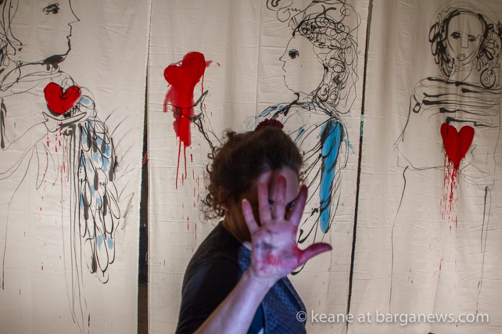 Giorgia Madiai – live painting in the Teatro dei Differenti
