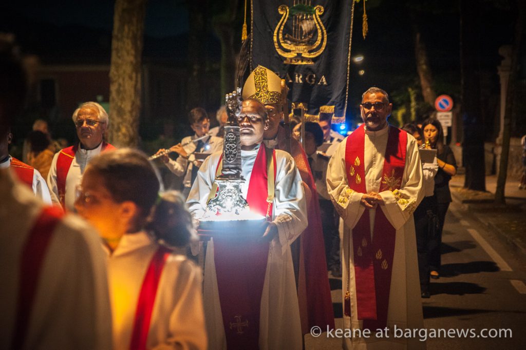 San Cristoforo procession through Barga 2018