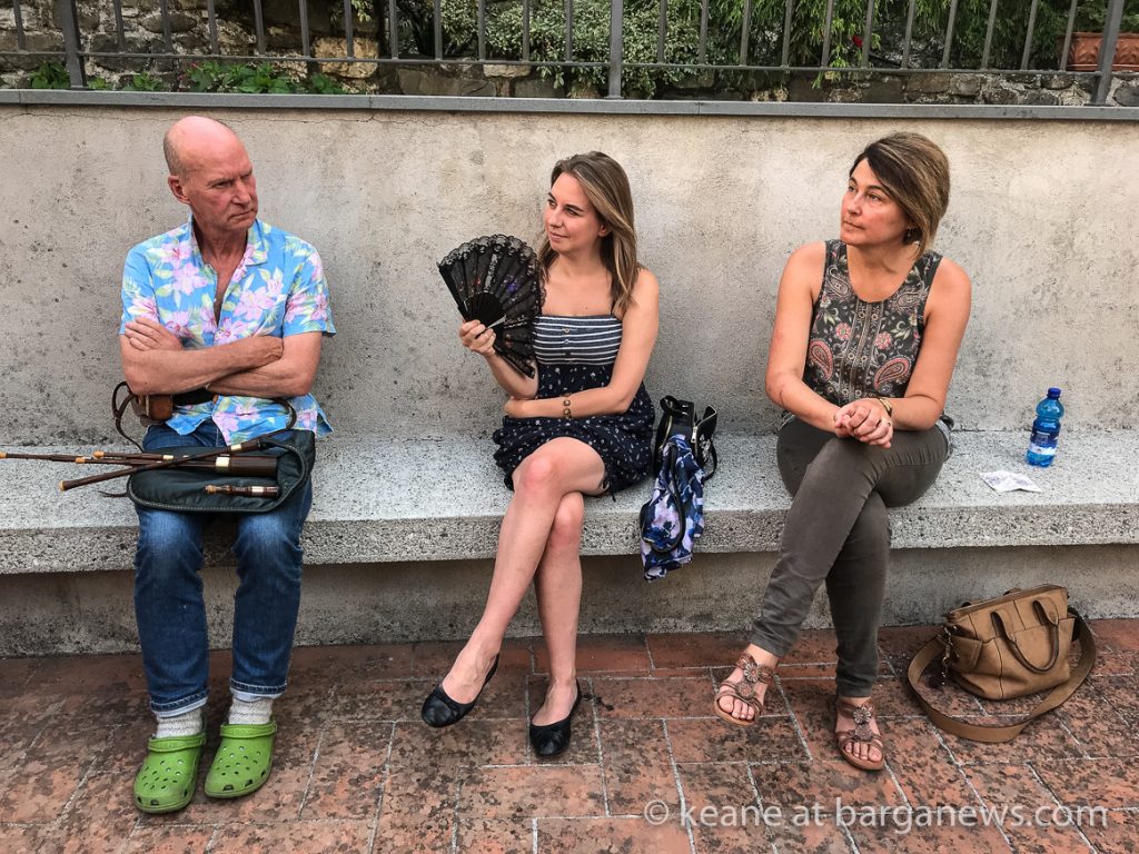 Scottish writer Karen Campbell in Barga