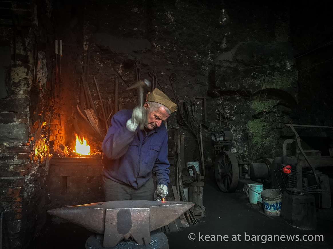 Carlo Galgani – almost the last blacksmith in this area