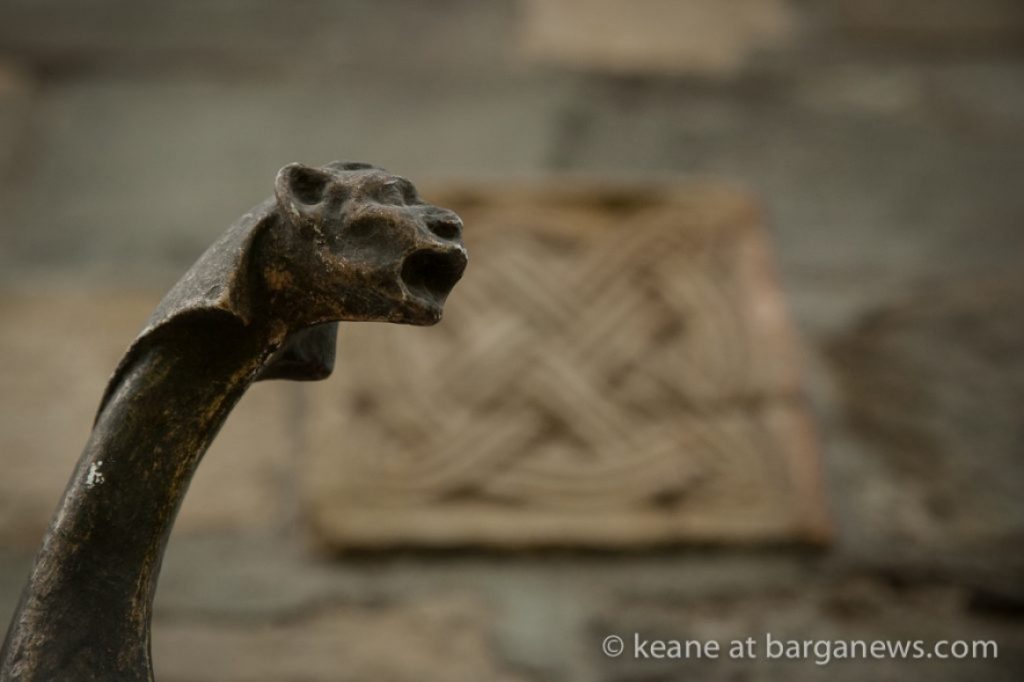 Antique plaster Notre Dame Gargoyle sculpture returns to Barga