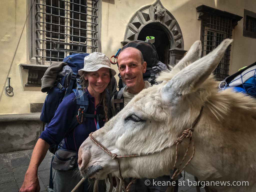 Walking from Italy to Sweden and back with 2 donkeys