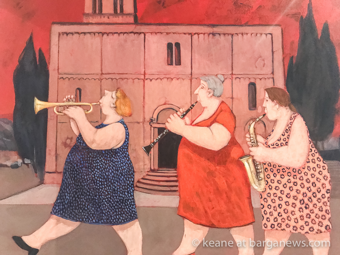 Barga – Piazza Angelio –  Lisandro Rota exhibition