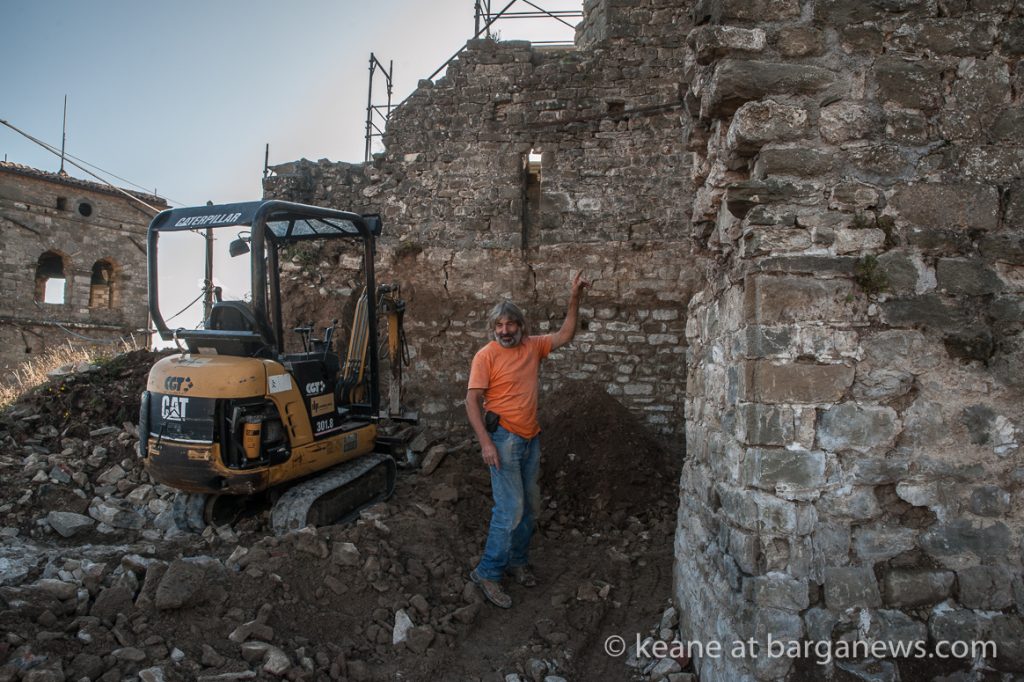 Work starts on the Tower in Sommocolonia
