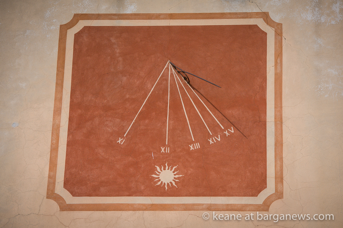 The sundials in Barga