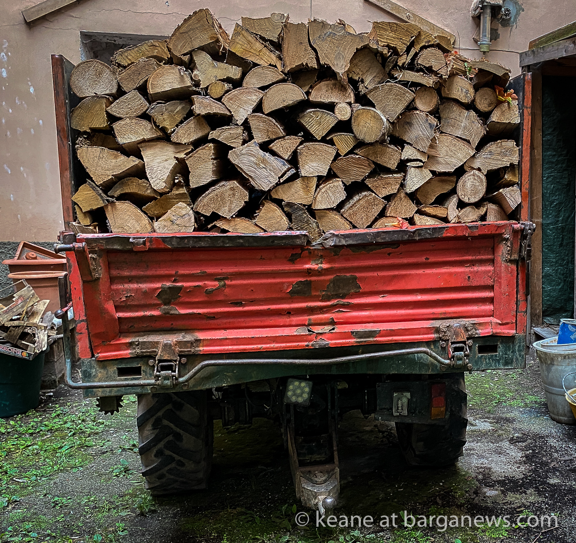 Wood delivery – precision tractor driving
