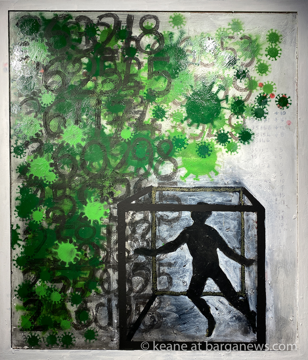 9 paintings for the Barga Social Distancing Project