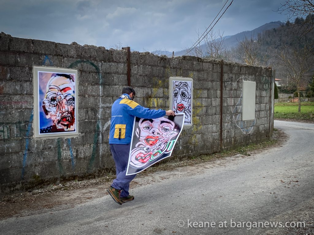 The Talking Wall exhibition in Barga