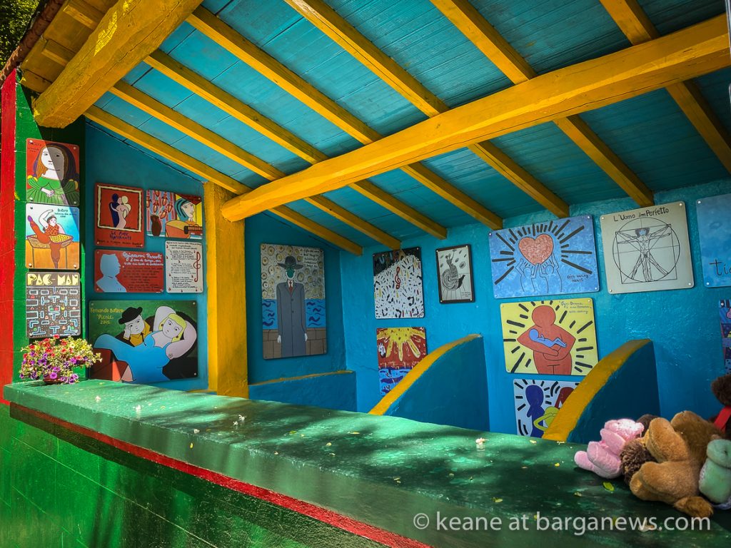 New art installation  – I pozzi di Tiglio