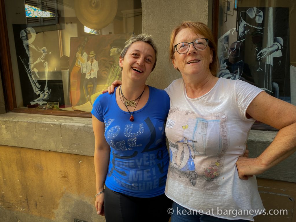 Jazz window in Barga Vecchia