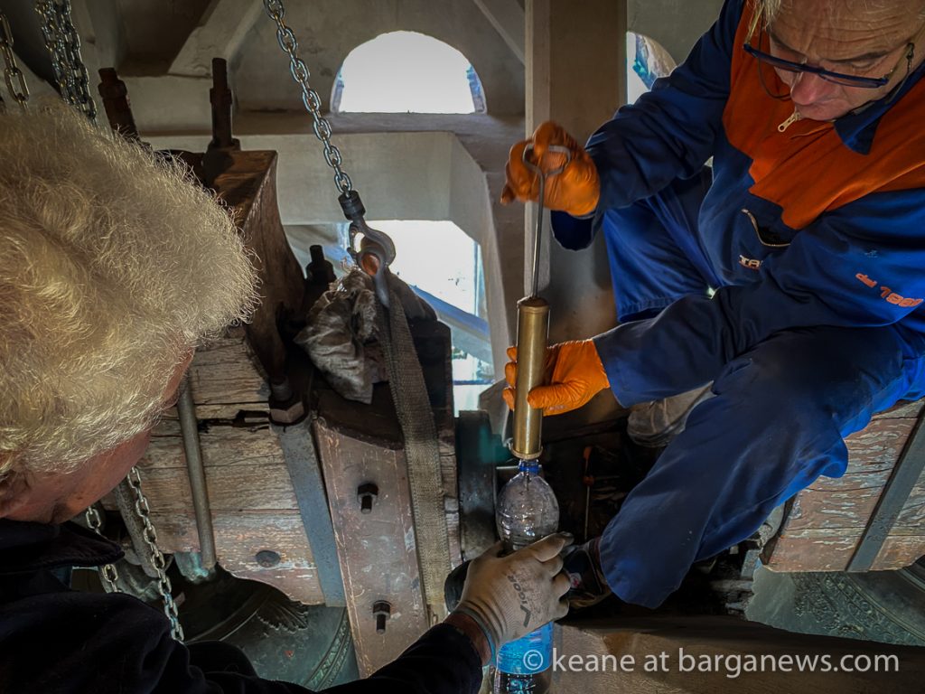 Essential maintenance of the Bells of Barga