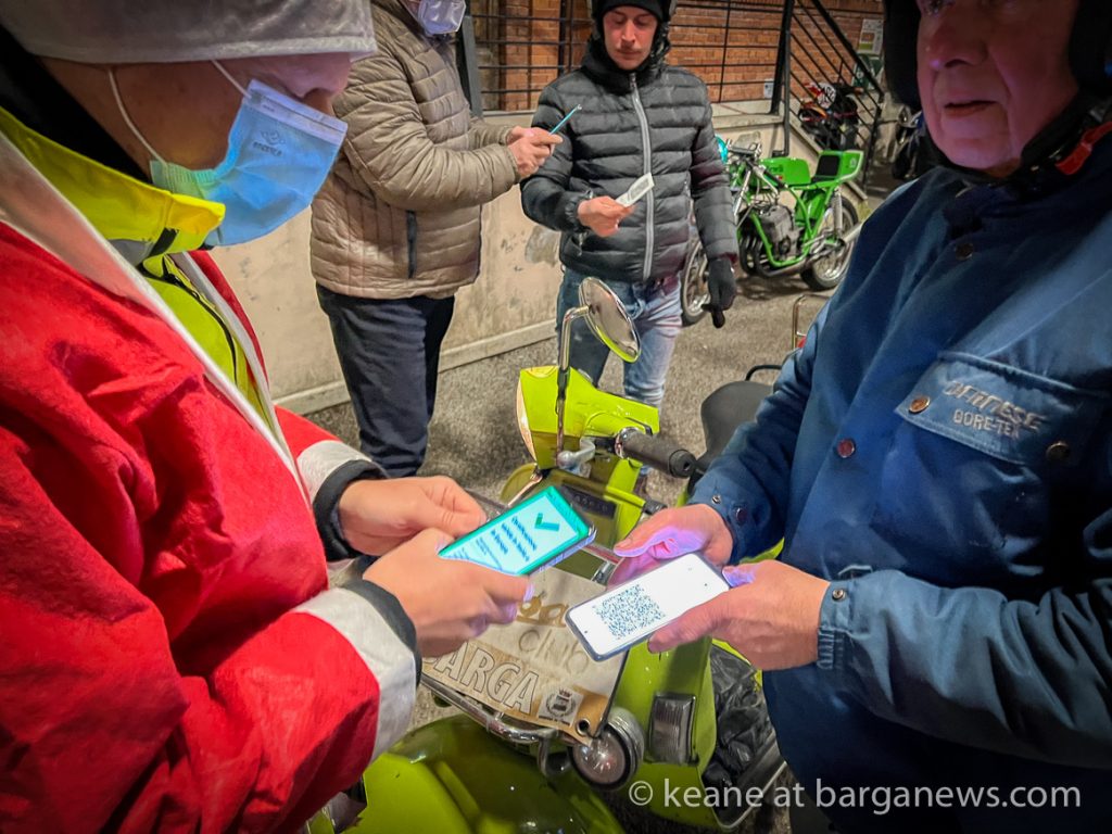 Annual Torchlight procession on Vespa