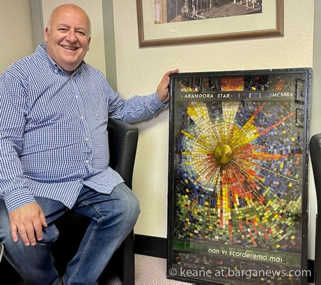 The missing Arandora Star Mosaic has been found