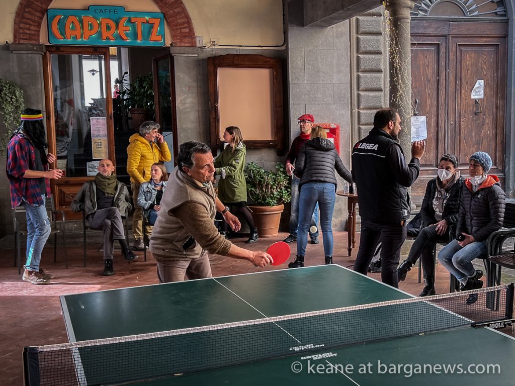 Table tennis at Capretz in Barga Vecchia