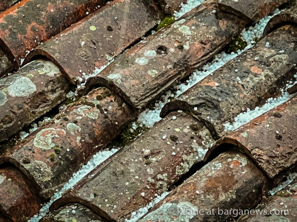 Spring hail in Barga