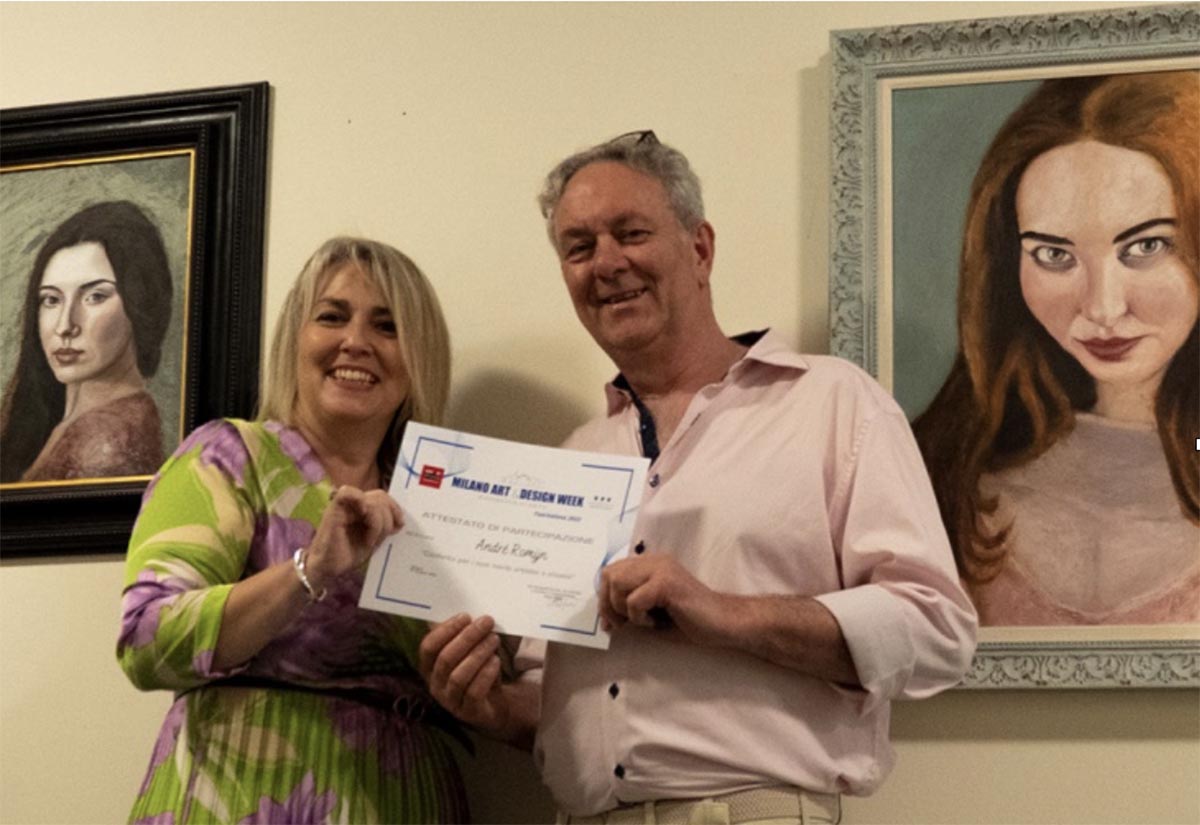 André Romijn at the Milano Art & Design Week