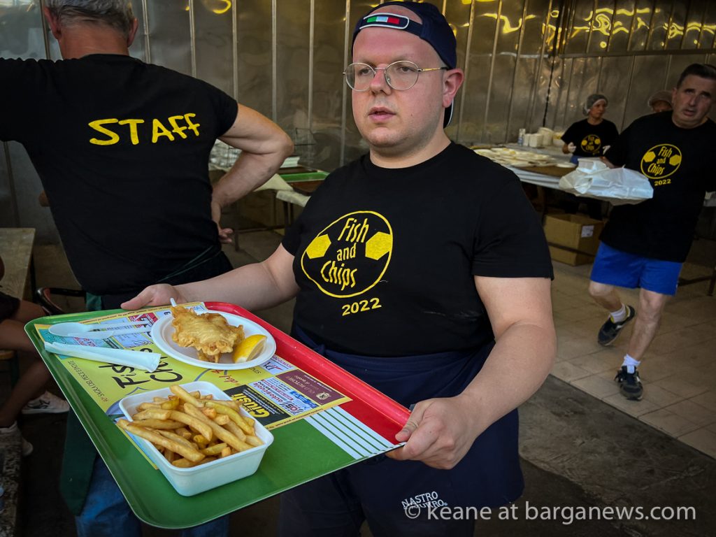 Sagra del Pesce e Patate – Fish and chips in Barga