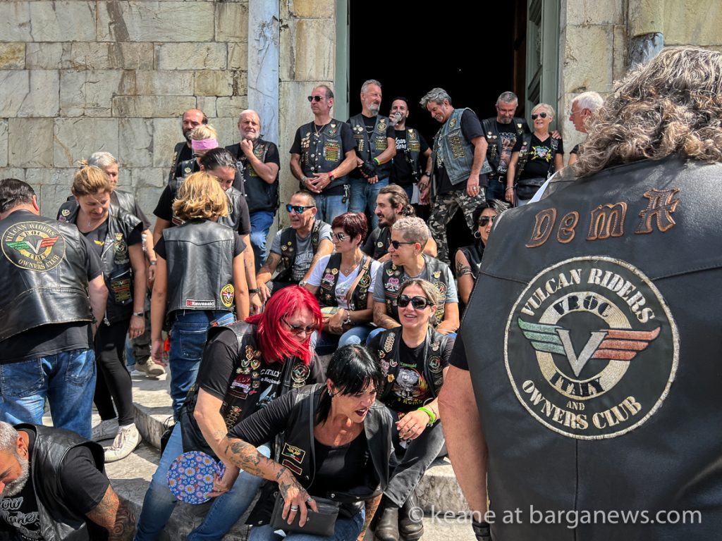 The Vulcan Riders Owners Club visit Barga