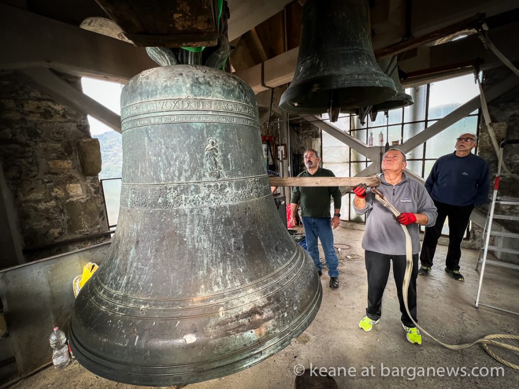 Continuing maintenance of the Bells of Barga