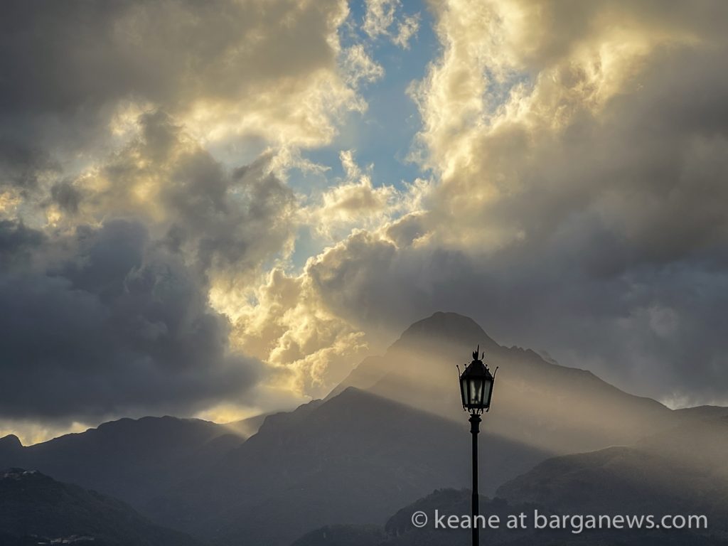 Autumn light over Barga