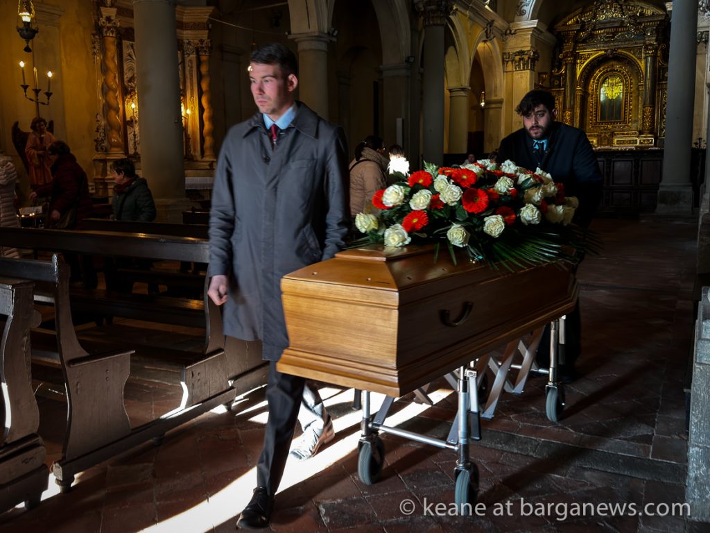 Funeral of  Angelo Pellegrini “Beara”