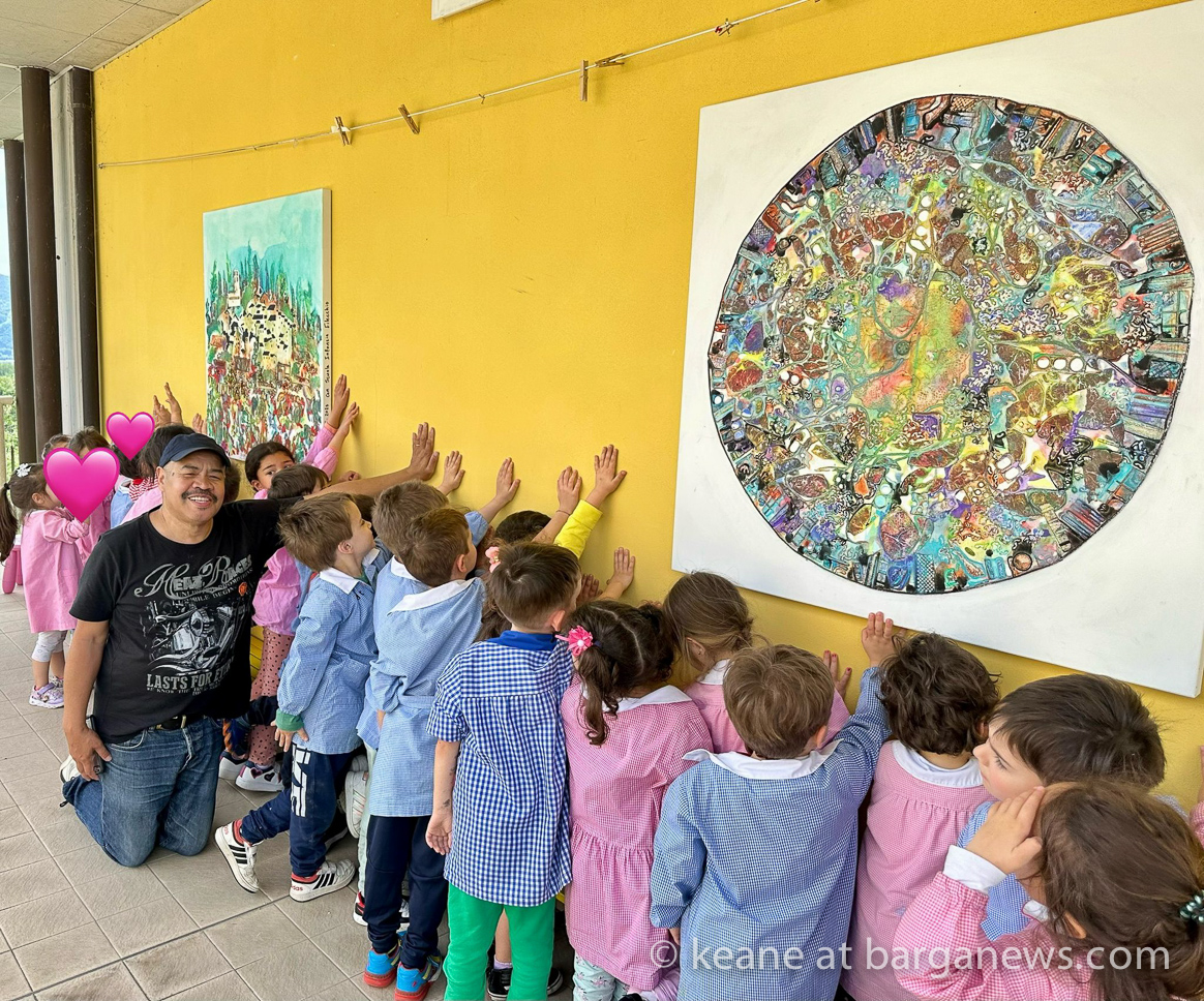 Filecchio – Il workshop con l’artista Chico Molo