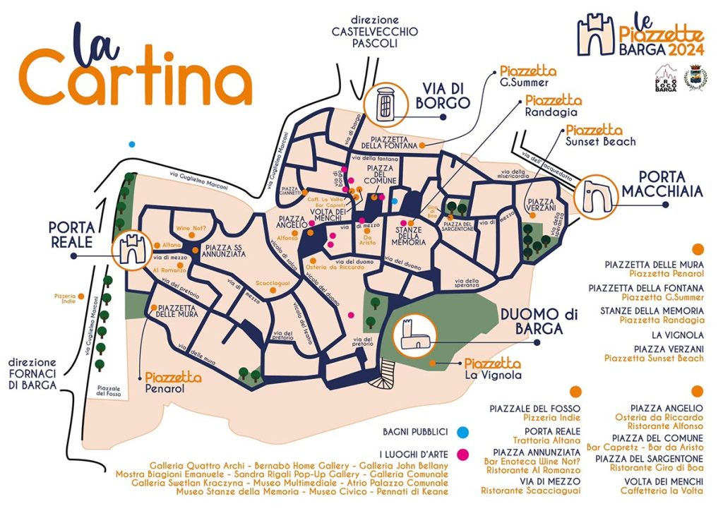 Le Piazzette Barga 2024